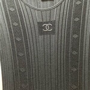 Chanel classic black dress